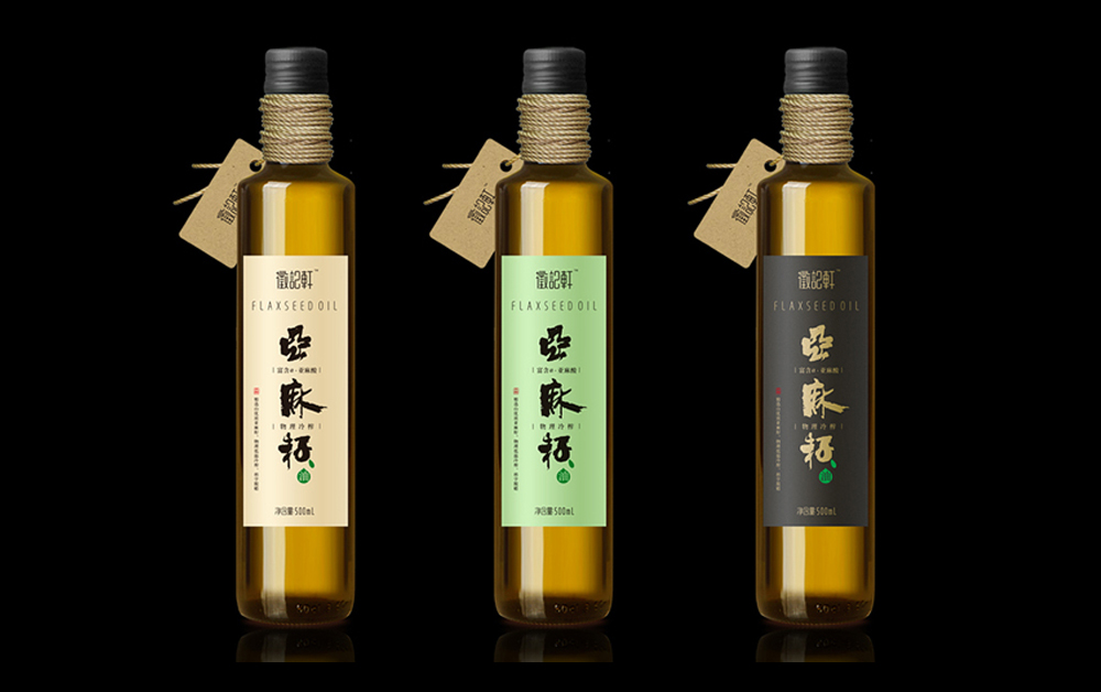 亞麻油食品包裝設(shè)計(jì)
