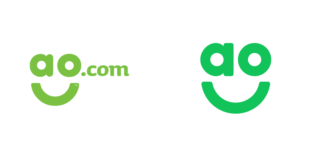 AO World LOGO新舊對比（左圖為舊）