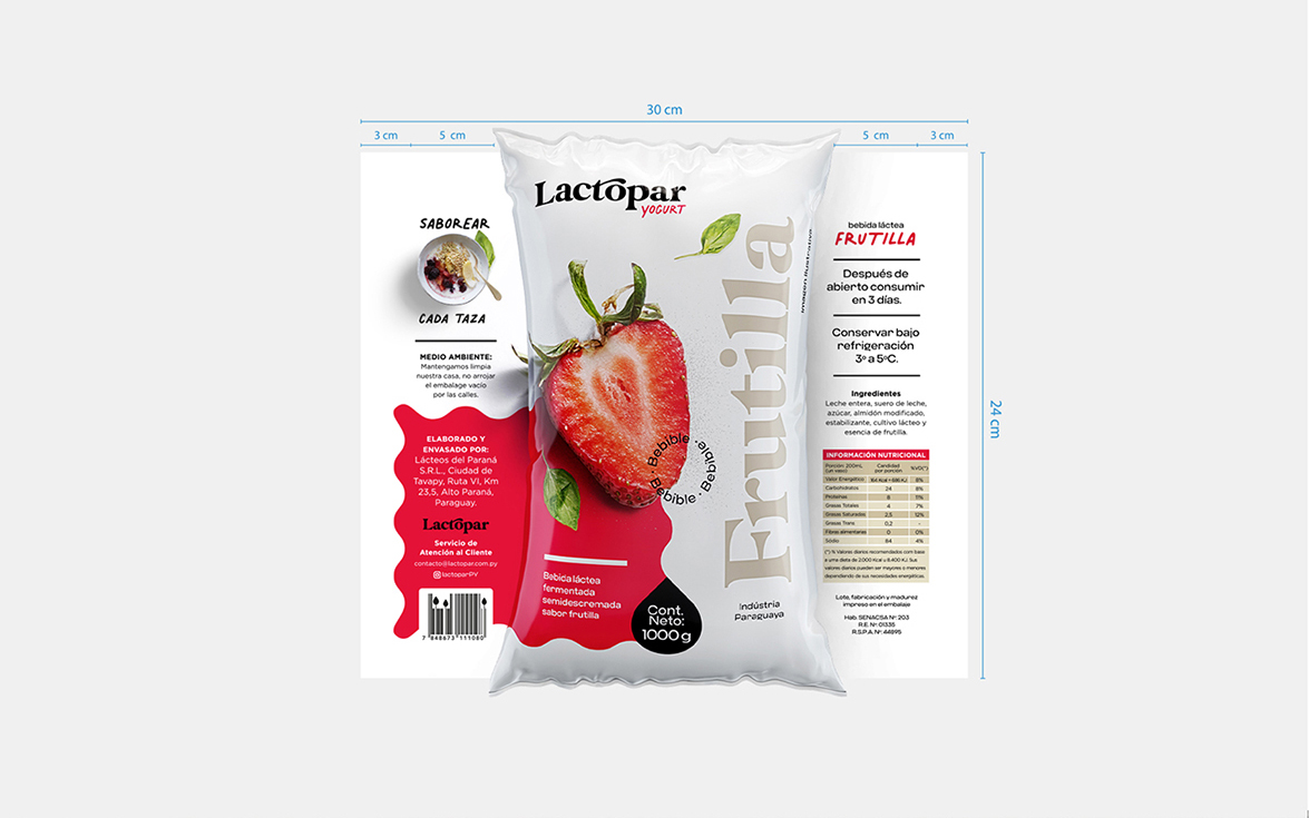 食品包裝設(shè)計賞析：酸奶包裝設(shè)計——Lactopar